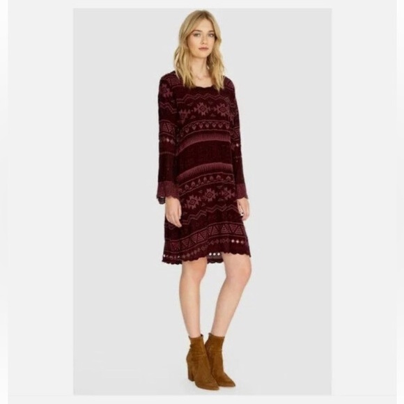 Johnny Was Avery Embroidered Boho Merlo Dress - Picture 1 of 10